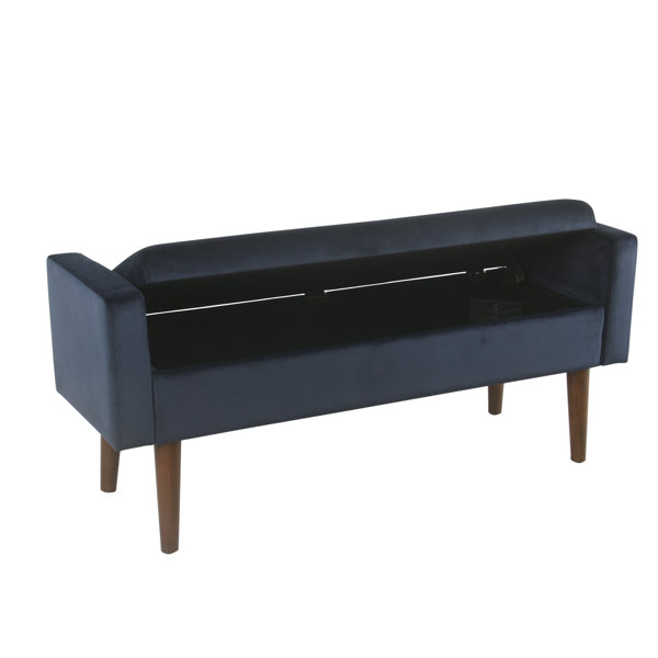 Hashtag Home Mosier Upholstered Flip Top Storage Bench & Reviews Wayfair